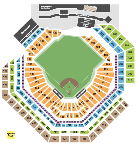 Citizens Bank Park Home Run Derby Seating Chart